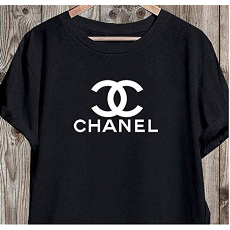 chanel mini logo tee|chanel tee shirt.